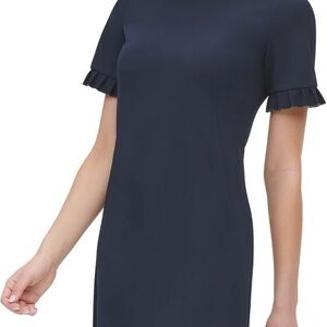 Tommy Hilfiger Elegant Navy Blue Dress
